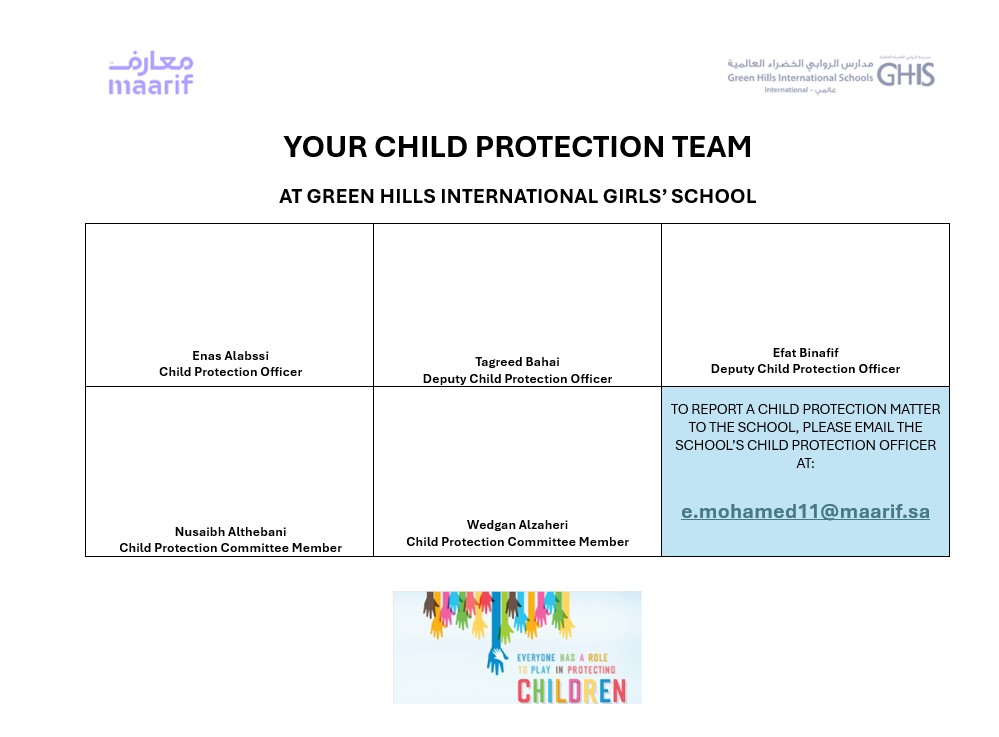 Green Hills International School - Child Protection